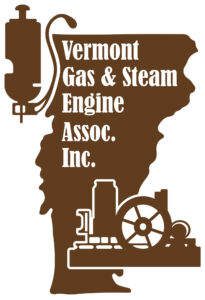 VT Gas Steam Engine Association logo - white background